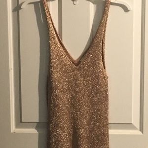 Rose Gold  tank top.